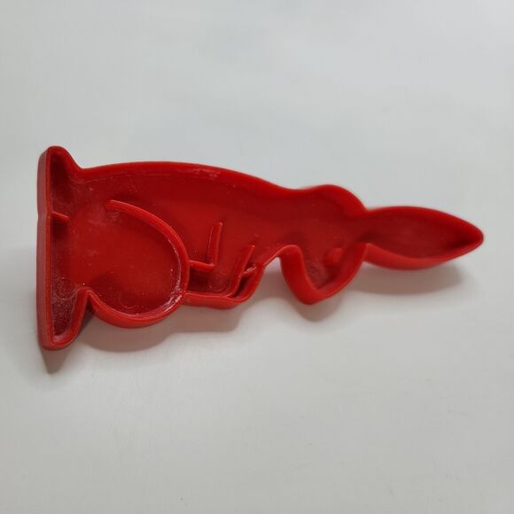 Vtg Tupperware Cookie Cutters Set of 7 Red Plastic 1970s, Halloween, Xmas - Picture 10 of 15
